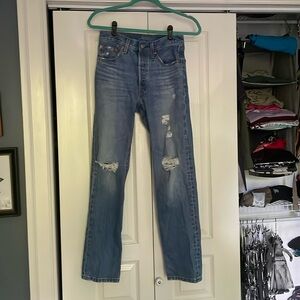 Light Blue Rip Jeans